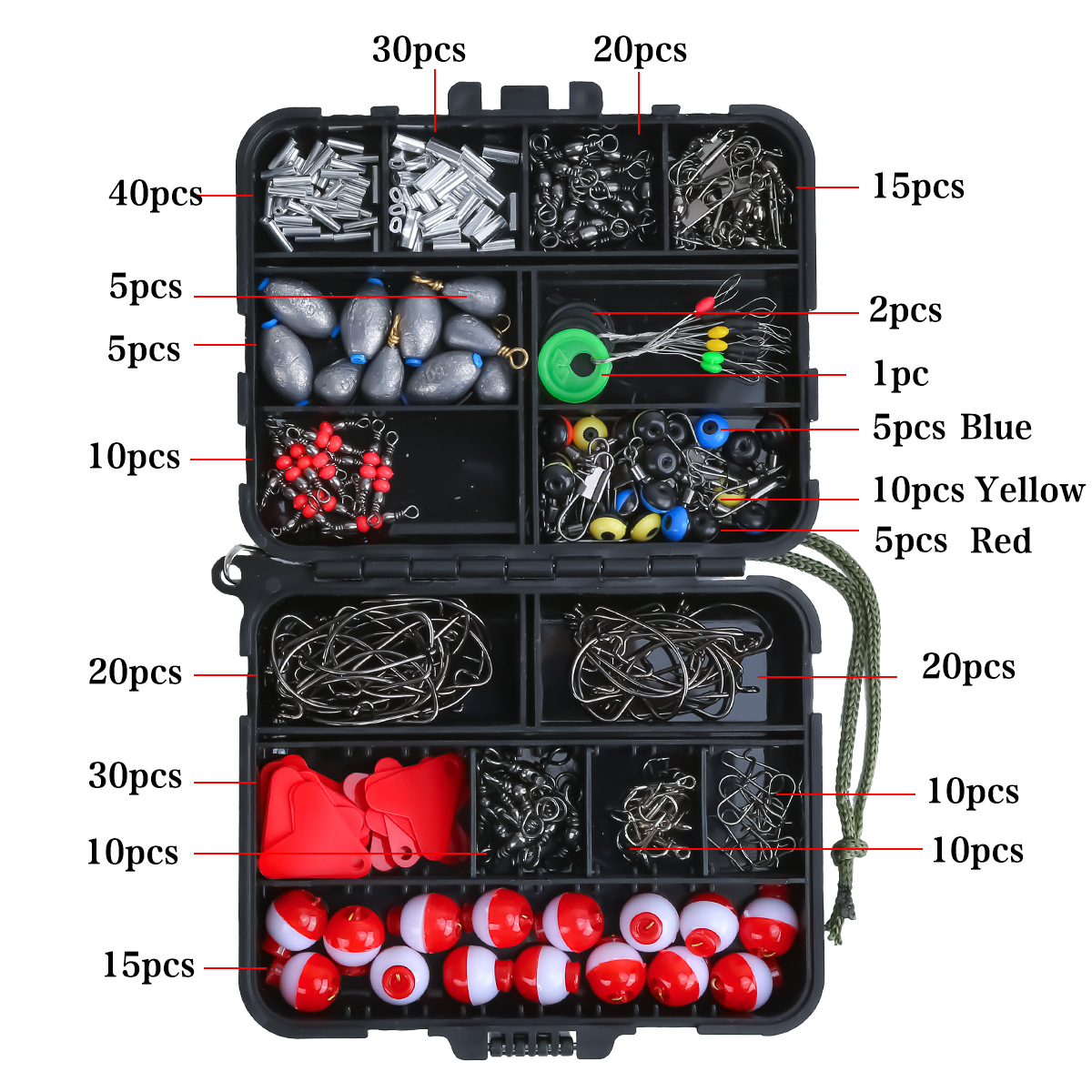 263Pcs Fishing Accessories Kit - Leader Line review and price