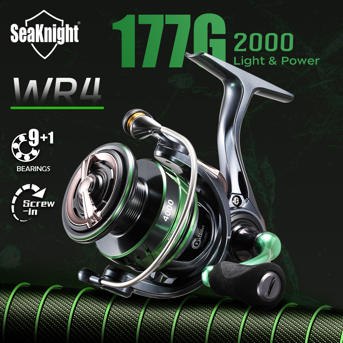 SeaKnight Brand WR4 Series 5.2 - Kastking Reel Zephyr review and price
