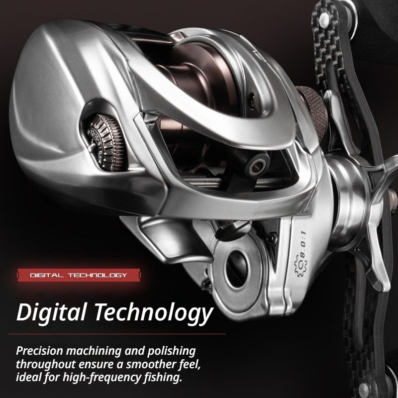 Takuma P8 Baitcast Reel Carbon - Ice Fishing Line review and price